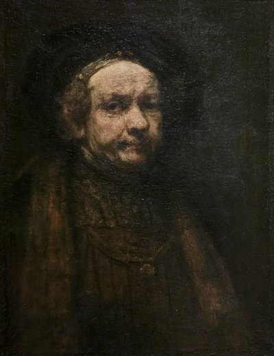 Self Portrait by Rembrandt Harmensz. van Rijn