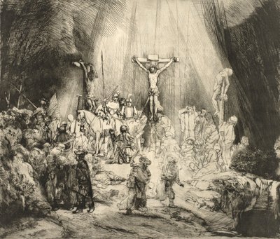 The Three Crosses by Rembrandt van Rijn