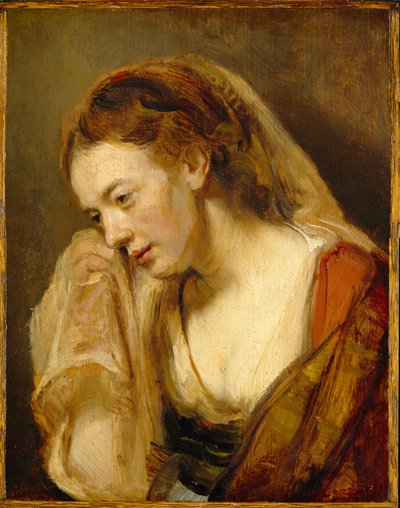 A Woman Weeping by Rembrandt van Rijn