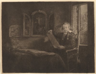 Abraham Francen by Rembrandt van Rijn