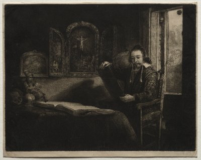 Abraham Francen, Apothecary by Rembrandt van Rijn