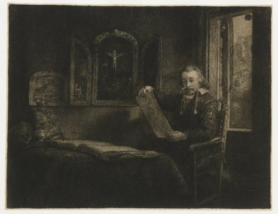 Abraham Francen, Apothecary by Rembrandt van Rijn