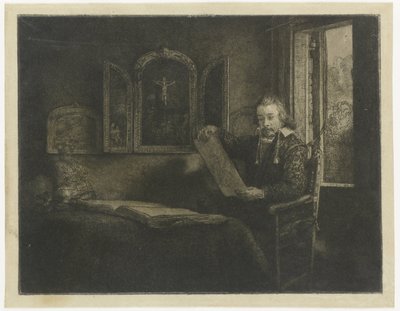 Abraham Francen, Apothecary by Rembrandt van Rijn
