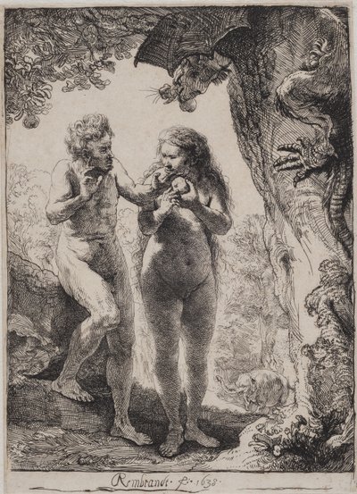 Adam and Eve by Rembrandt van Rijn