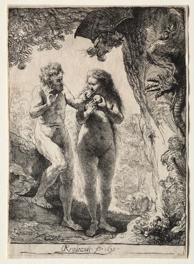 Adam and Eve by Rembrandt van Rijn