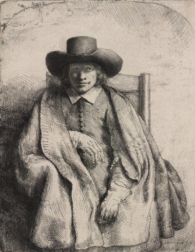 Clement de Jonghe, 1651 by Rembrandt van Rijn
