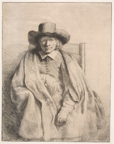 Clement de Jonghe, Printseller by Rembrandt van Rijn