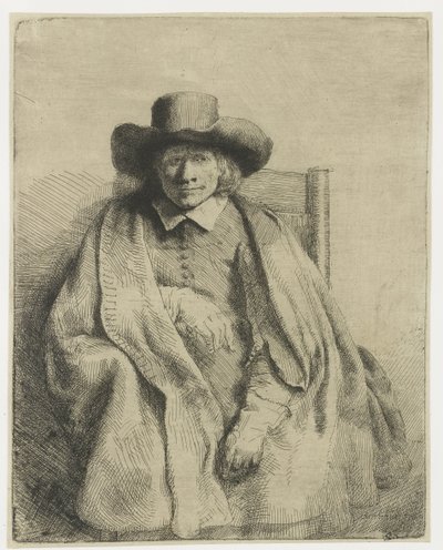 Clement de Jonghe, Printseller by Rembrandt van Rijn