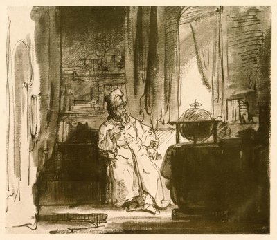 The Philosopher by Rembrandt van Rijn