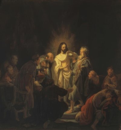 Doubting Thomas by Rembrandt van Rijn