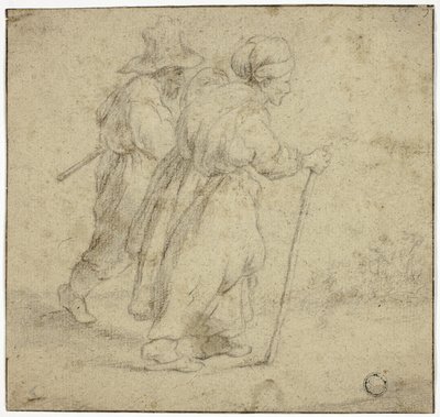 Elderly Peasant Couple by Rembrandt van Rijn