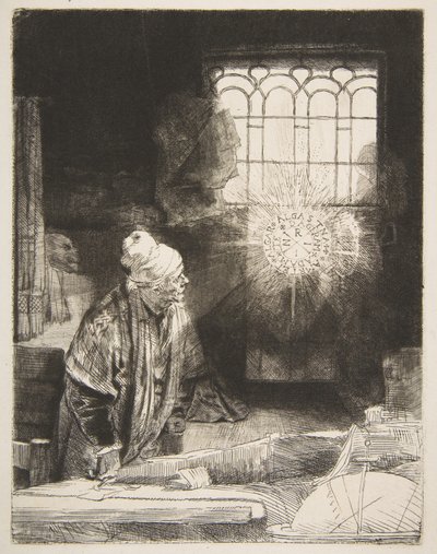 Faust by Rembrandt van Rijn