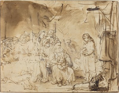 Joseph Recounting His Dreams by Rembrandt van Rijn