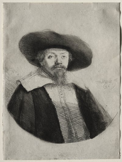 Samuel Manasseh Ben Israel by Rembrandt van Rijn