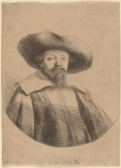 Samuel Menasseh ben Israel by Rembrandt van Rijn