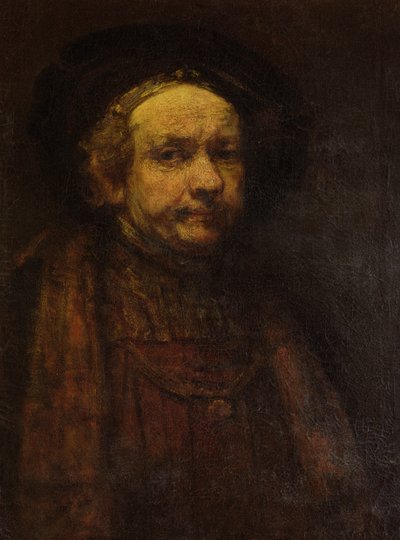 Self Portrait, Elderly by Rembrandt van Rijn