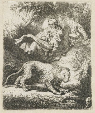 St Jerome Reading by Rembrandt van Rijn