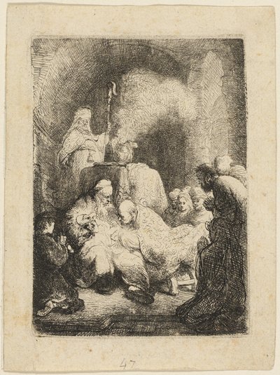 The Circumcision: Small Plate by Rembrandt van Rijn