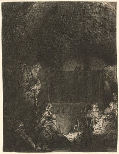 The Entombment by Rembrandt van Rijn