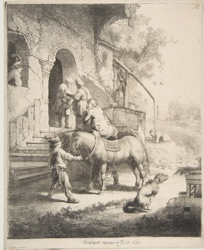 The Good Samaritan, 1633 by Rembrandt van Rijn