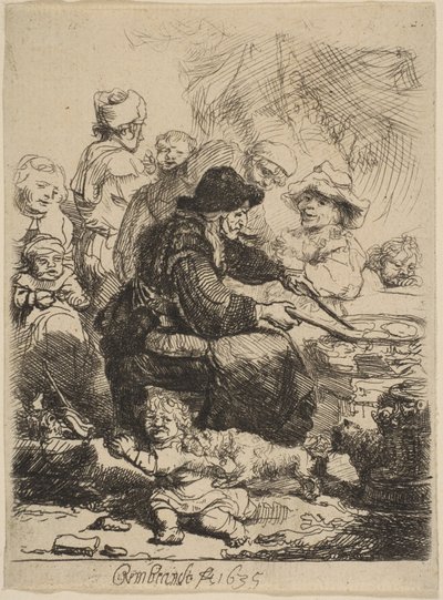 The Pancake Woman by Rembrandt van Rijn