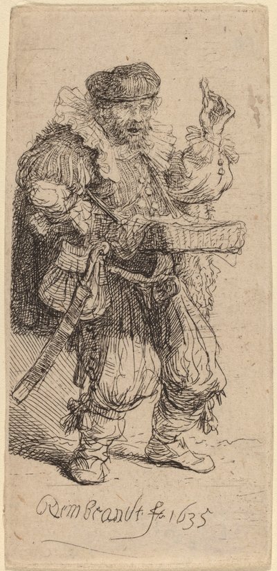 The Quacksalver by Rembrandt van Rijn