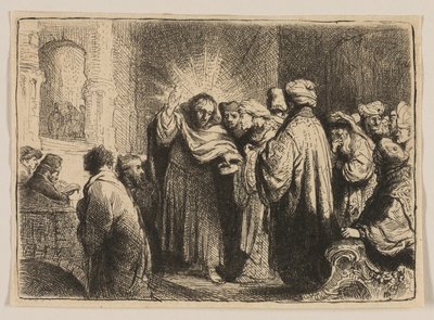The Tribute Money by Rembrandt van Rijn