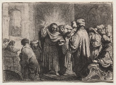 The Tribute Money by Rembrandt van Rijn