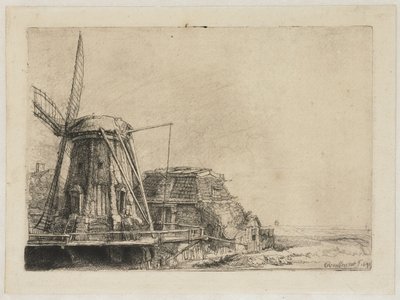 The Windmill by Rembrandt van Rijn