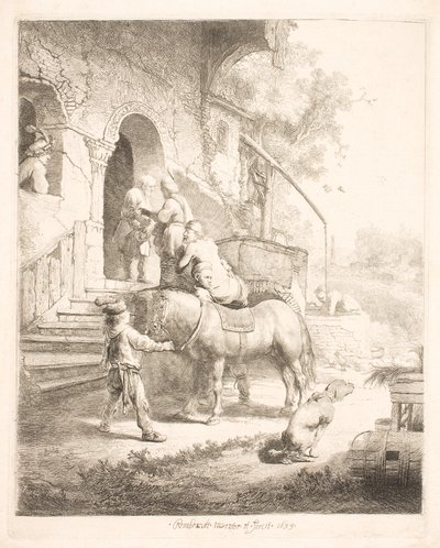 The Good Samaritan by Rembrandt van Rijn