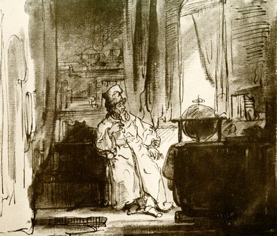The Philosopher by Rembrandt van Rijn
