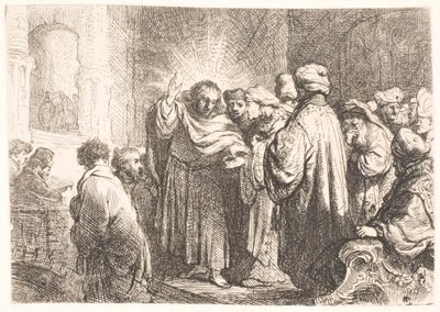 The Tribute Money by Rembrandt van Rijn
