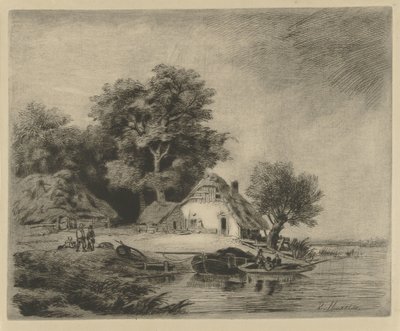 Farm by the Water by Remigius Adrianus Haanen
