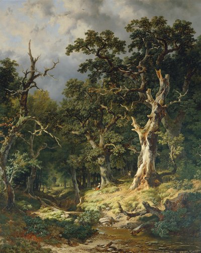 Oak Forest by Remigius Adrianus van Haanen