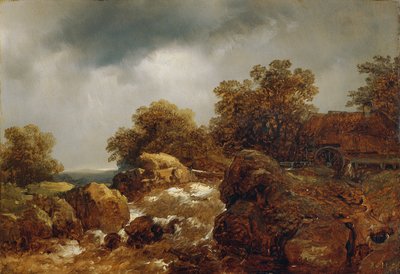 Rocky Landscape by Remigius Adrianus van Haanen