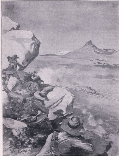 Boers firing on General French