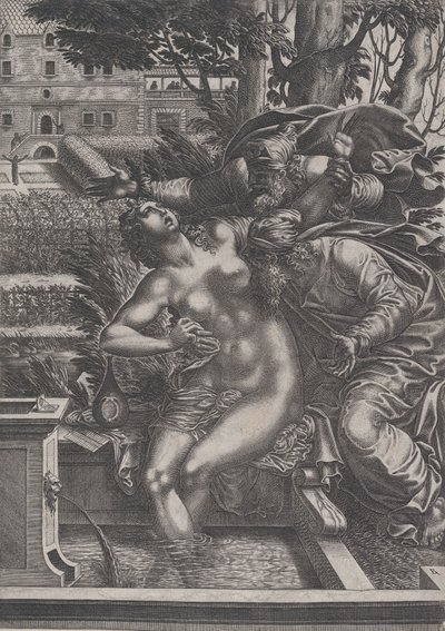 Susanna and the Elders by Rene Boyvin