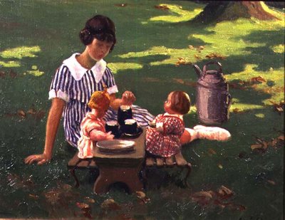 The Tea Party by Rene Choquet
