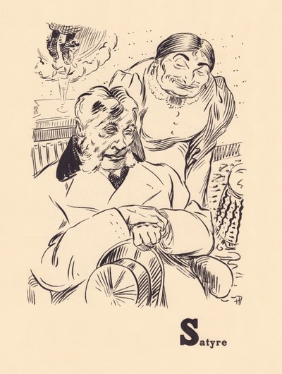S as Satyr by Rene George Hermann Paul