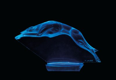 Rare Levrier mascot by Rene Jules Lalique