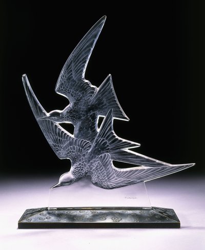 Swallows No. 1107 by Rene Jules Lalique