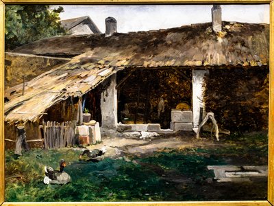Farmyard by Rene Princeteau