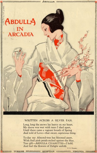 Abdulla Cigarettes by Rene Vincent
