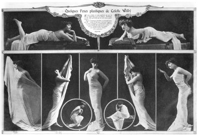 Colette posing, 1909 by Reutlinger Studio