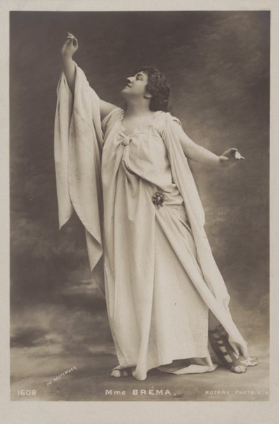 Marie Brema, English mezzo-soprano singer by Reutlinger Studio