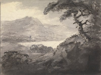 Mountainous Landscape with a Lake by Rev. William Gilpin