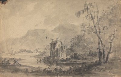 River Landscape with Castles by Rev. William Gilpin