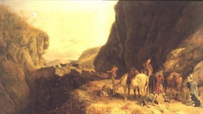 A Highland Glenn by Richard Ansdell