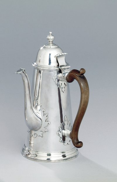 Queen Anne coffee-pot by Richard Bayley