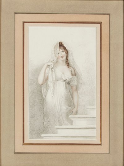 Portrait of Madame Récamier 1777-1849 by Richard Cosway
